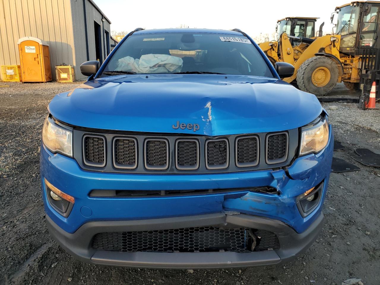 2021 Jeep Compass VIN 3C4NJCEB9MT552992 Copart auction photo, front end damage thumbnail 5