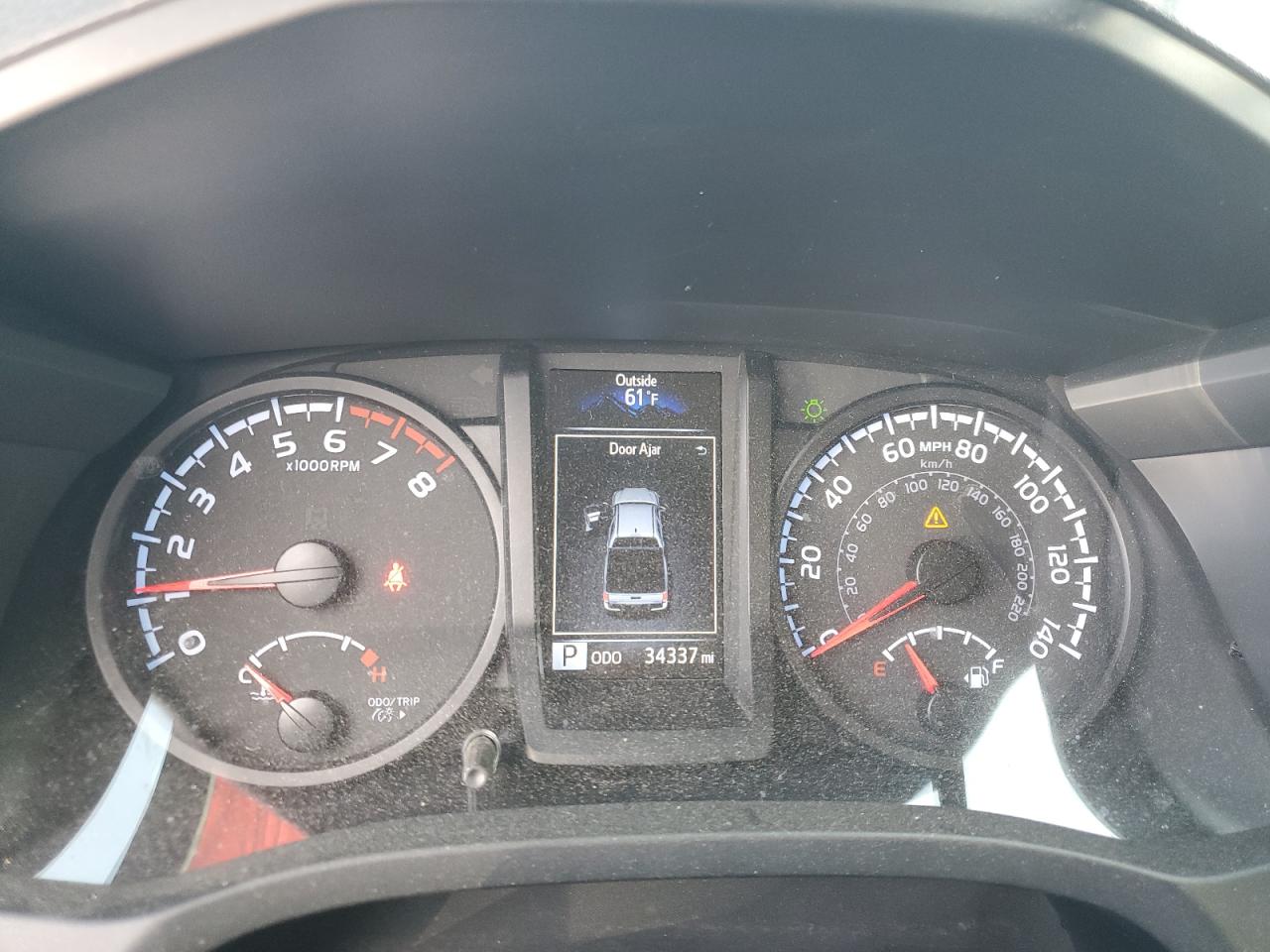 2022 Toyota Tacoma VIN 3TYCZ5AN6NT086840 Copart auction photo, water/flood / minor dent/scratches damage thumbnail 9