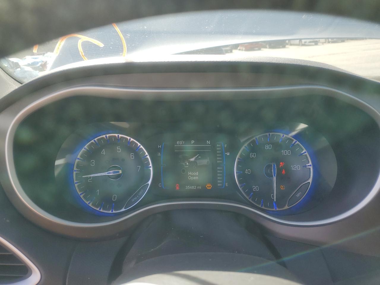 2017 Chrysler Pacifica VIN 2C4RC1DG2HR676477 Copart auction photo, side damage thumbnail 9