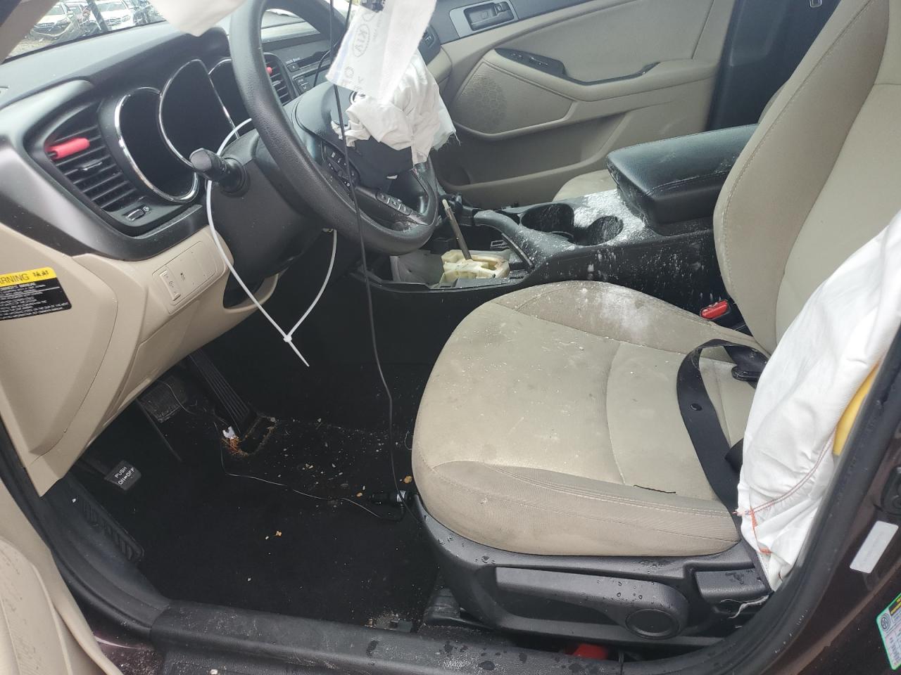 2013 KIA Optima VIN 5XXGM4A74DG188712 Copart auction photo, front end damage thumbnail 7