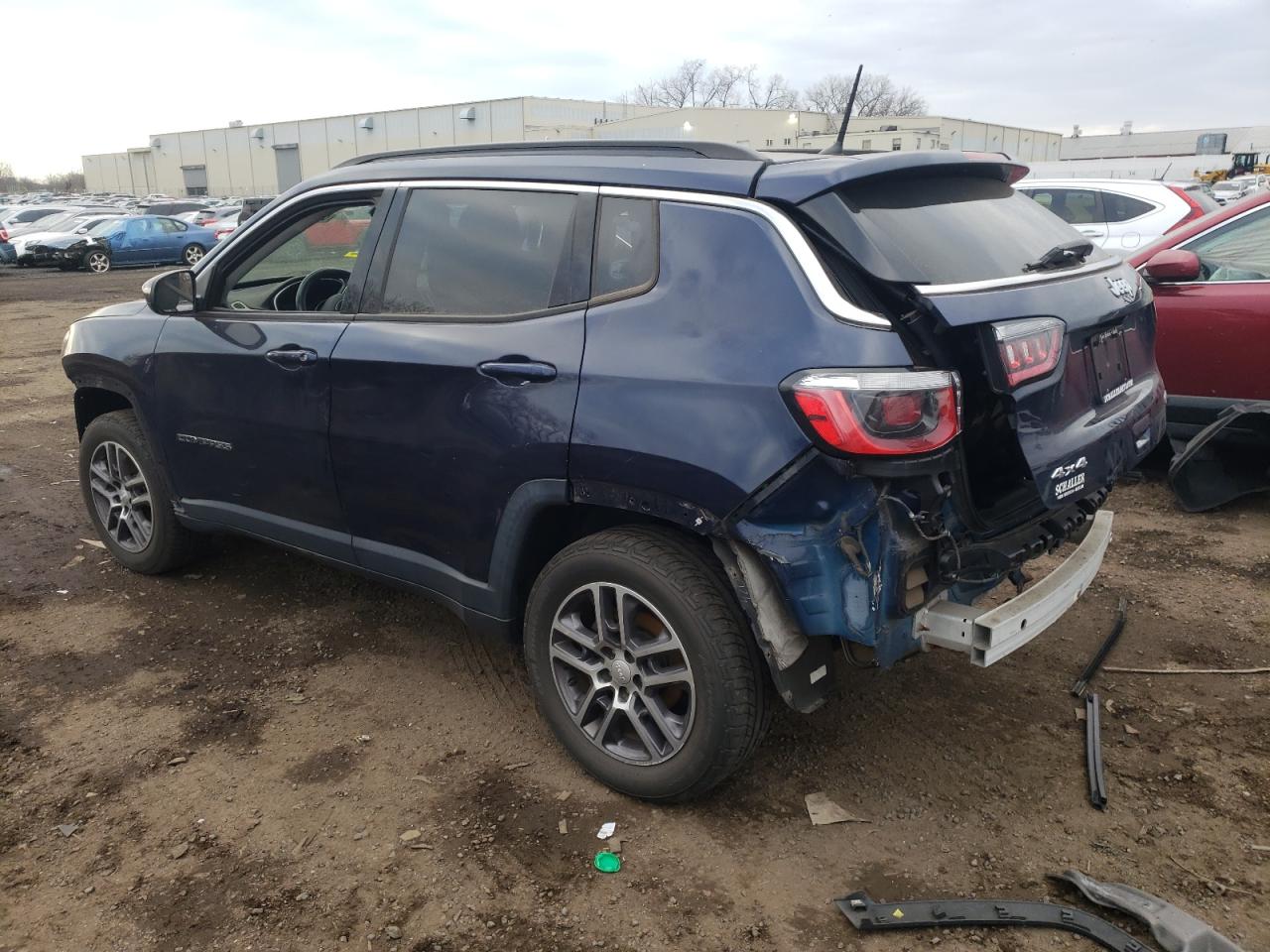 2017 Jeep Compass VIN 3C4NJDBB3HT657043 Copart auction photo, all over damage thumbnail 2