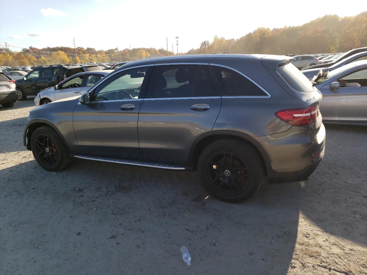 2017 Mercedes-Benz GLC VIN WDC0G4KB3HV006742 Copart auction photo, front end / side damage thumbnail 2