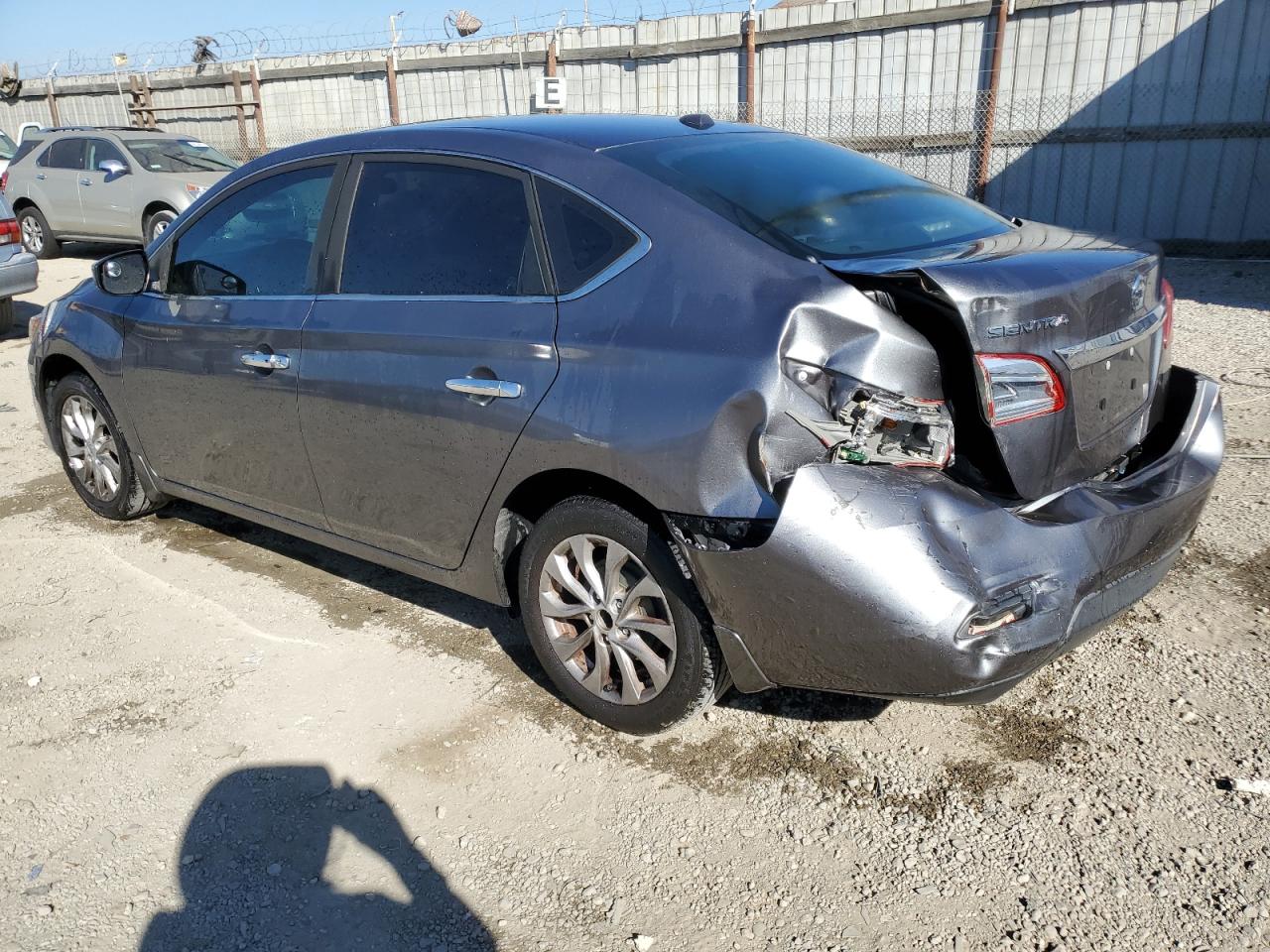 2017 Nissan Sentra VIN 3N1AB7AP0HY391027 Copart auction photo, rear end damage thumbnail 2