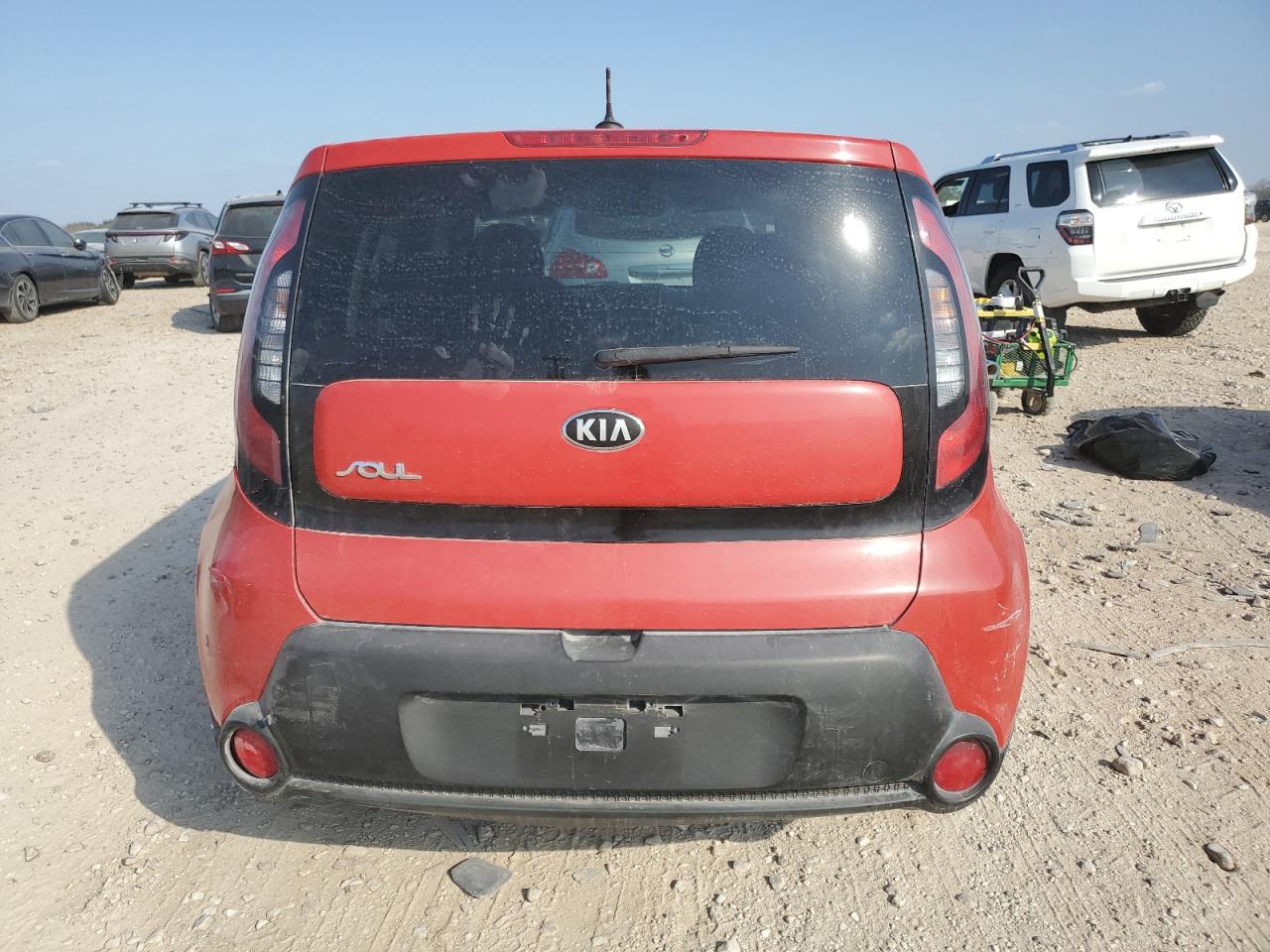 2015 KIA Soul VIN KNDJP3A51F7764855 Copart auction photo, side damage thumbnail 6
