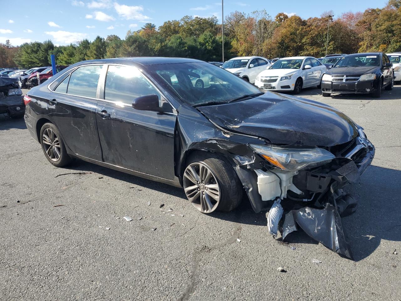 2017 Toyota Camry VIN 4T1BF1FK6HU291447 Copart auction photo, front end / side damage thumbnail 4