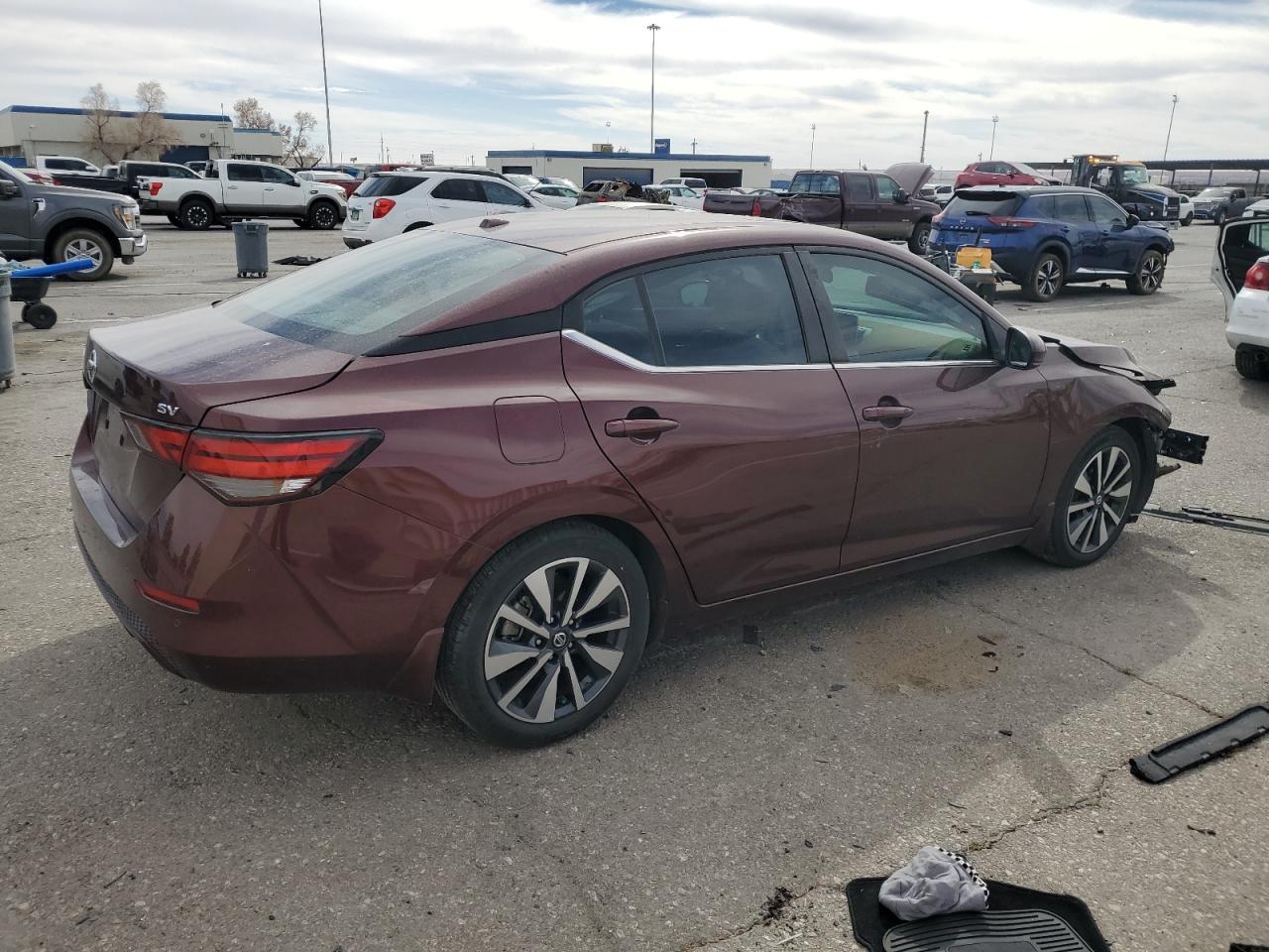 2020 Nissan Sentra VIN 3N1AB8CV9LY245445 Copart auction photo, front end damage thumbnail 3