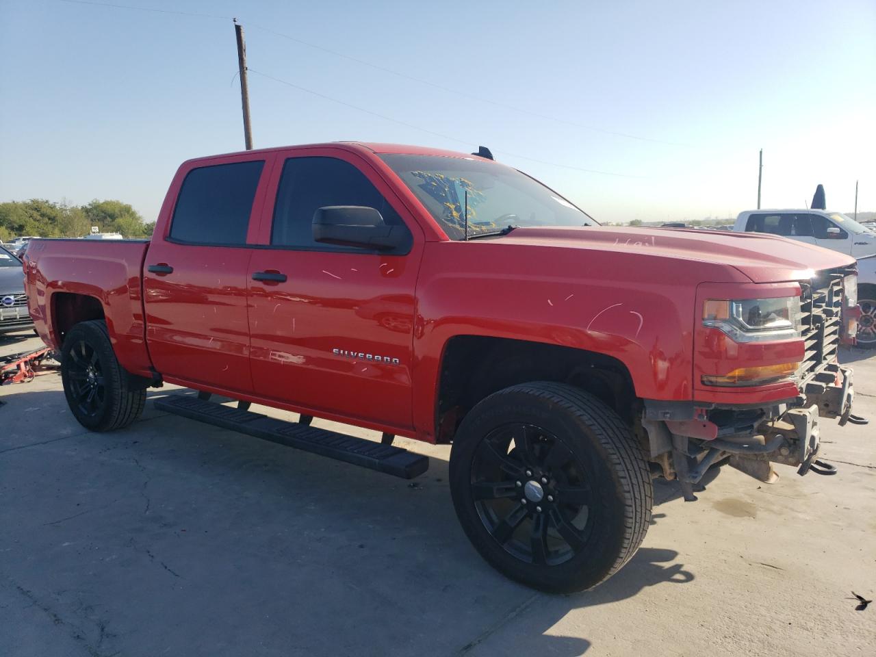 2018 Chevrolet Silverado VIN 3GCUKPECXJG296259 Copart auction photo, front end / rear end damage thumbnail 4