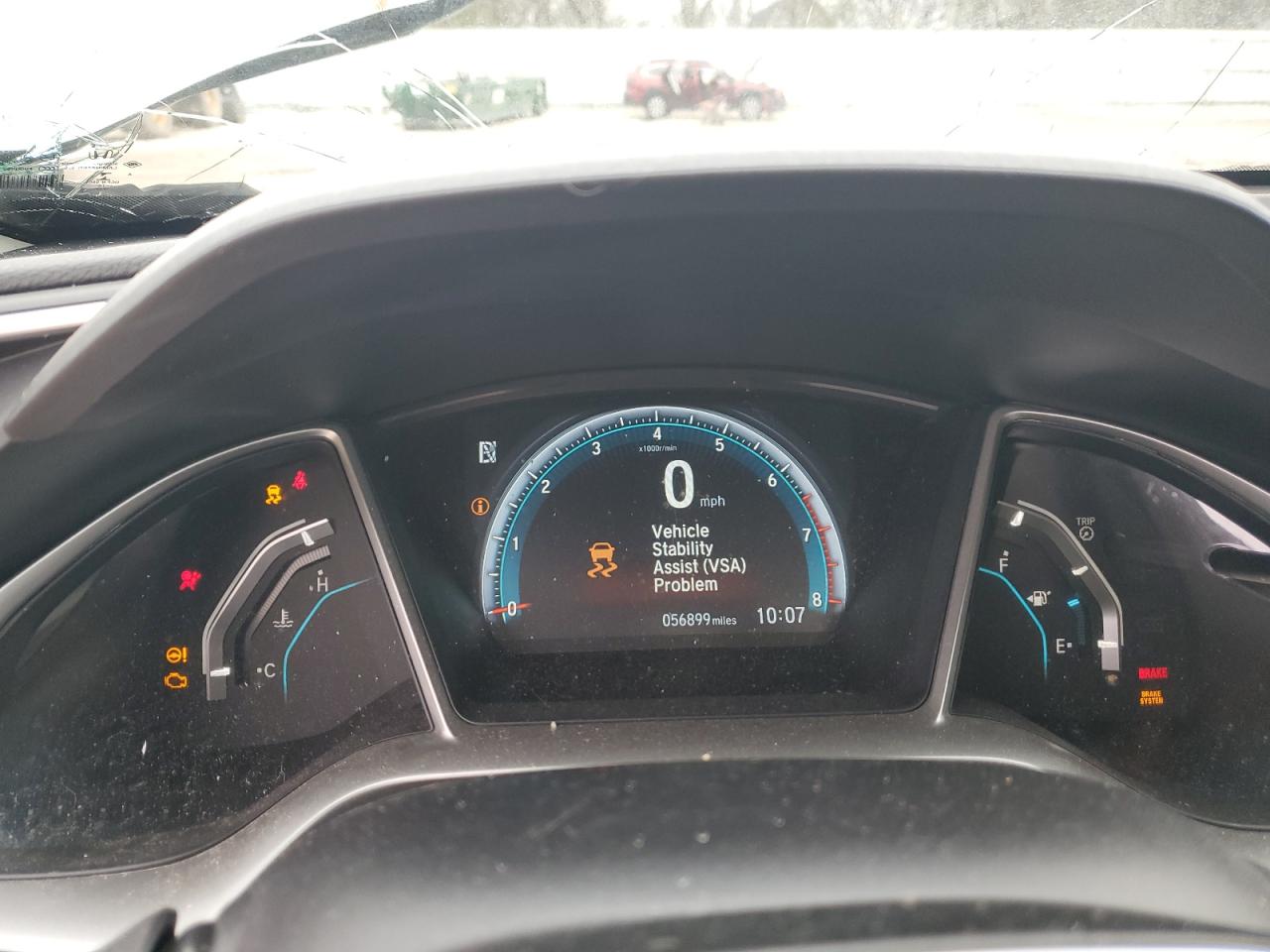 2016 Honda Civic VIN 19XFC1F39GE034707 Copart auction photo, front end damage thumbnail 9