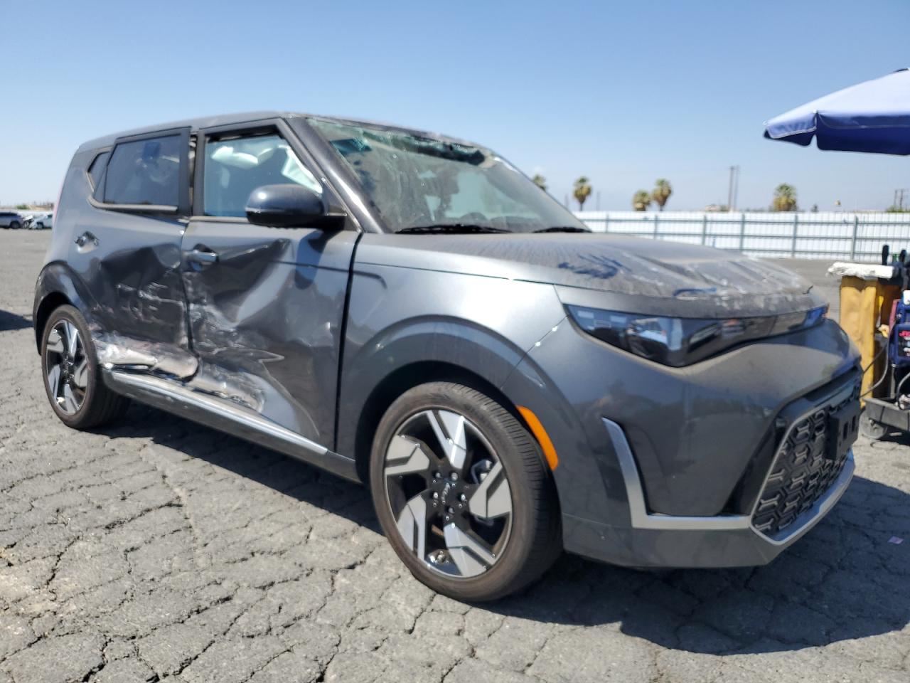 2023 KIA Soul VIN KNDJ53AU3P7890231 Copart auction photo, all over damage thumbnail 4