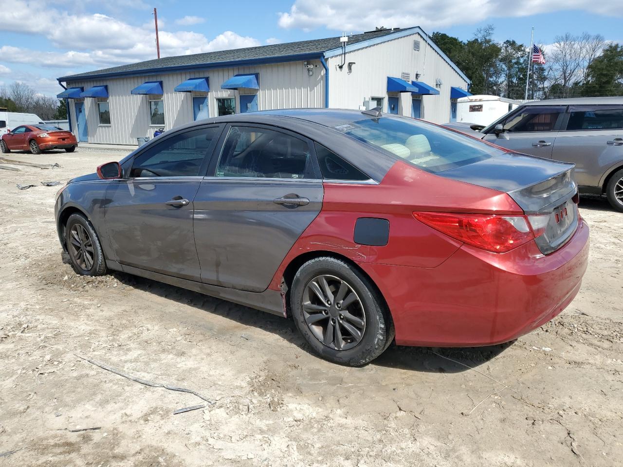 2013 Hyundai Sonata VIN 5NPEB4AC0DH615740 Copart auction photo, front end damage thumbnail 2