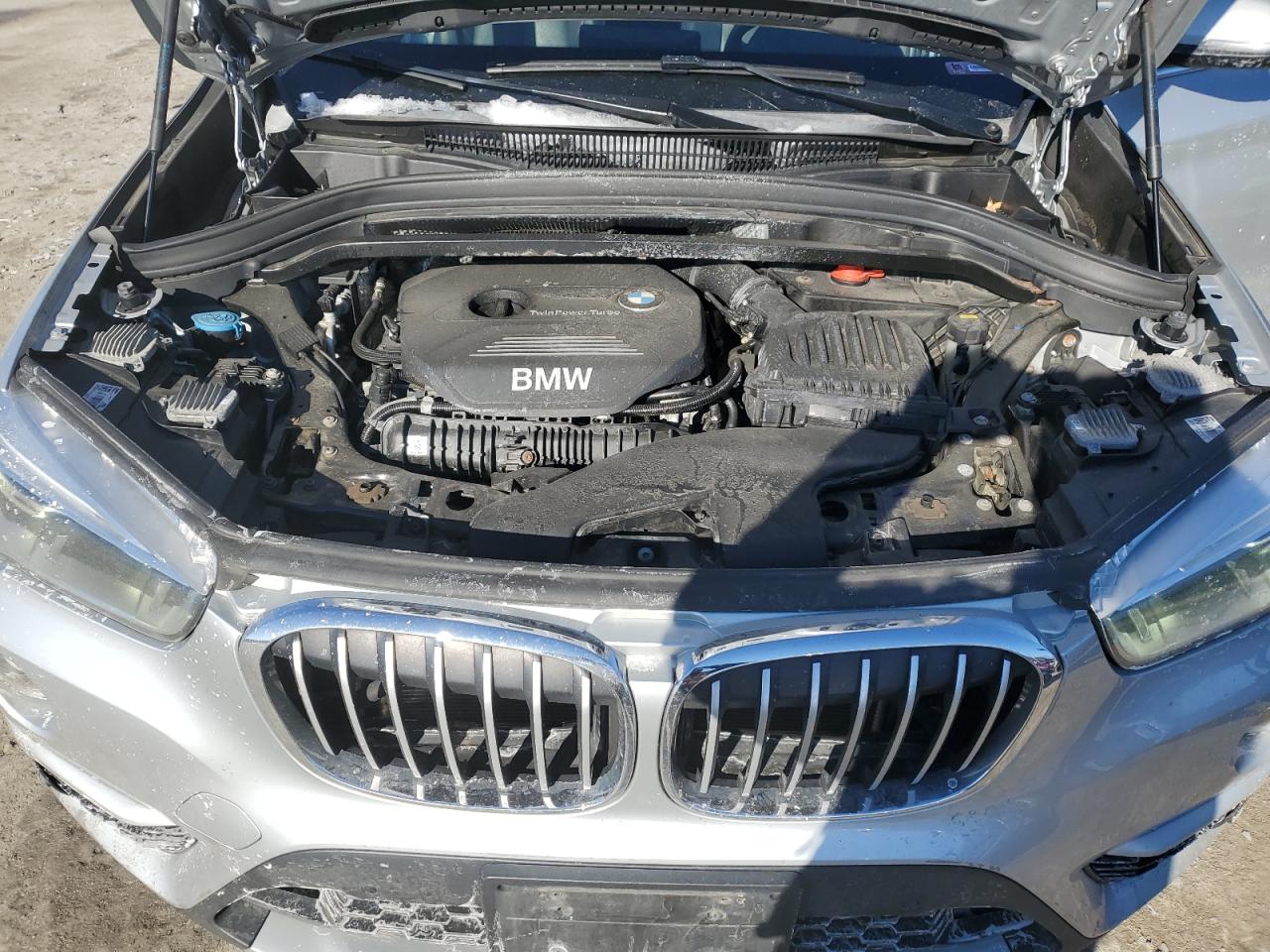 2016 BMW X1 VIN WBXHT3Z37G4A49715 Copart auction photo, side damage thumbnail 12
