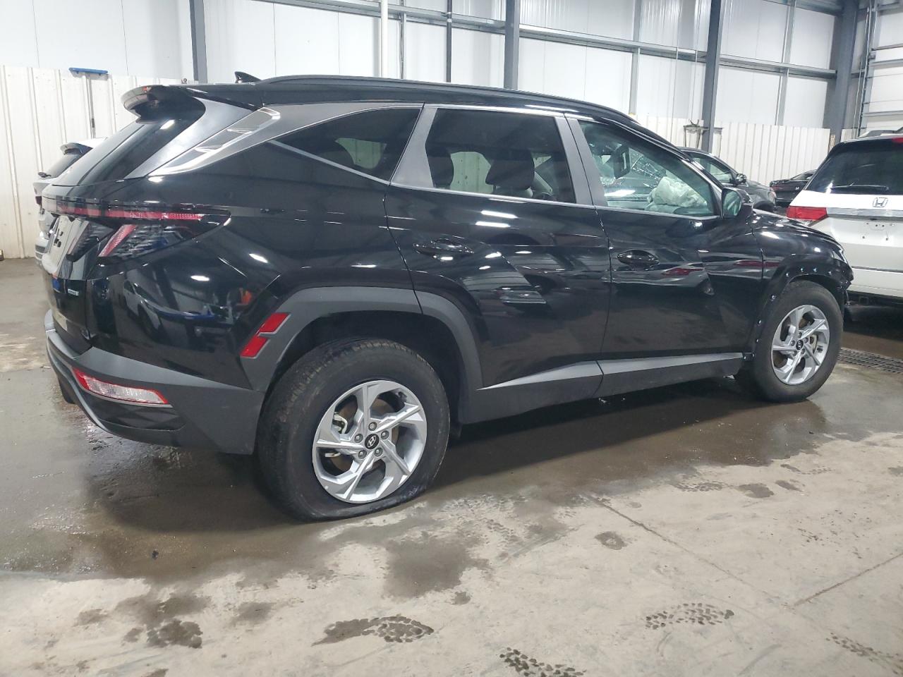 2023 Hyundai Tucson VIN 5NMJBCAE9PH264578 Copart auction photo, front end / side damage thumbnail 3