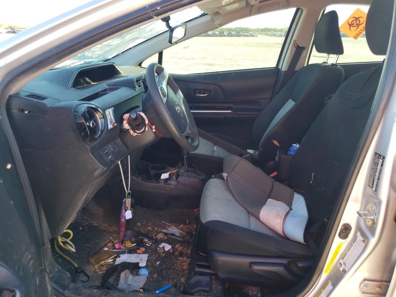 2016 Toyota Prius VIN JTDKDTB35G1131001 Copart auction photo, front end / all over damage thumbnail 7