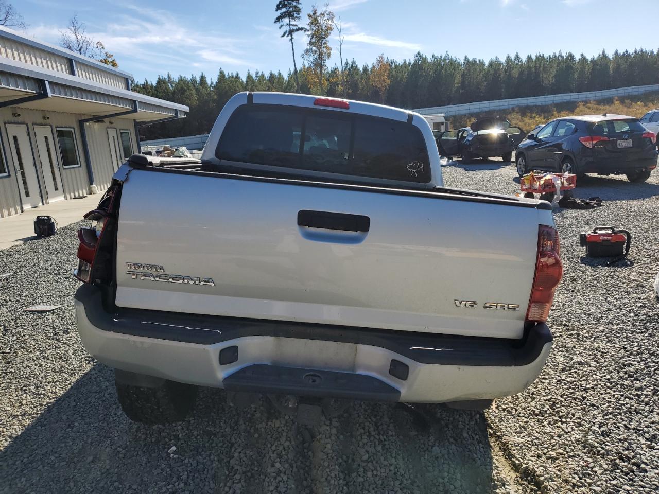 2008 Toyota Tacoma VIN 3TMLU42N98M015803 Copart auction photo, front end / undercarriage damage thumbnail 6