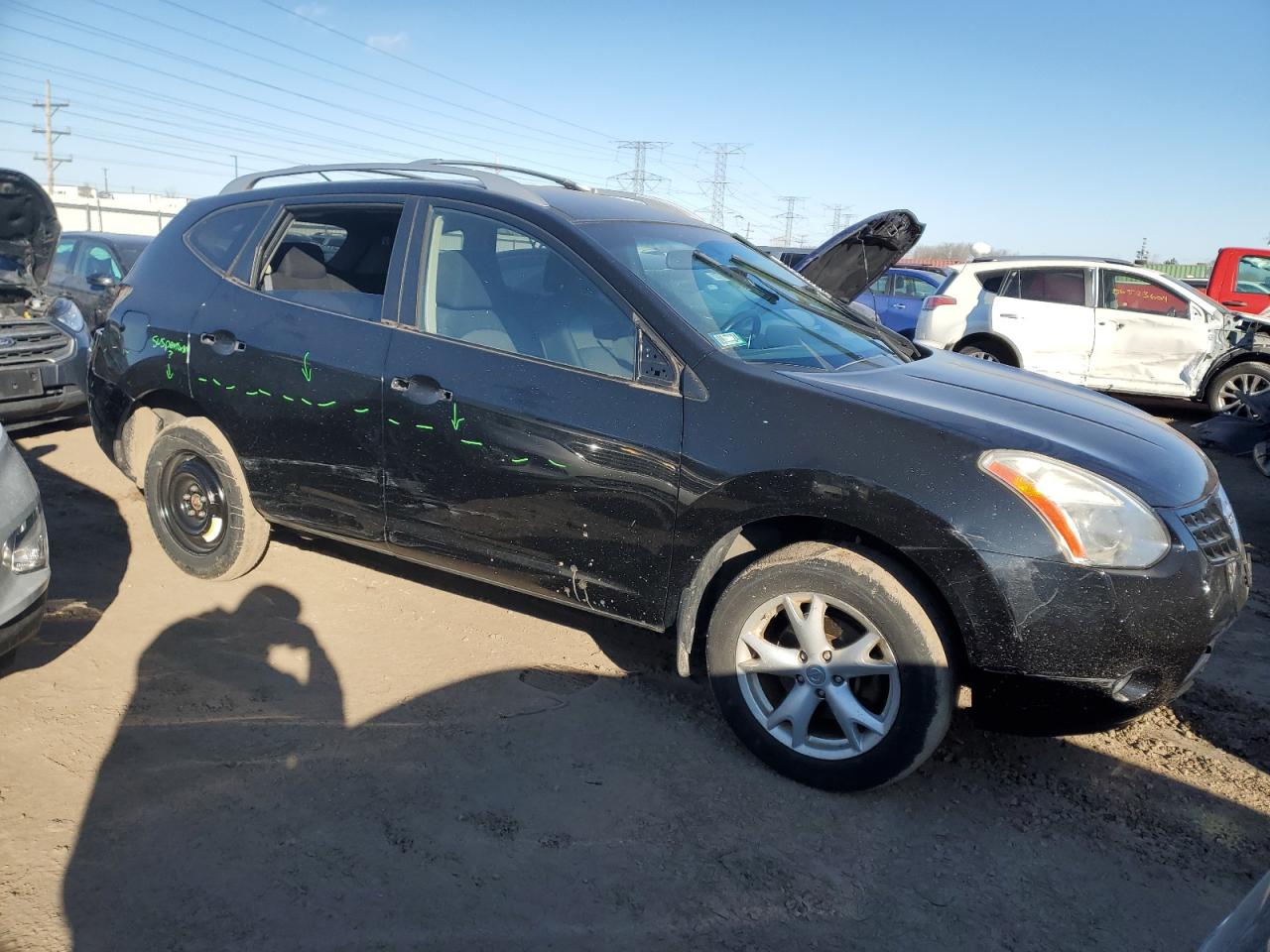 2010 Nissan Rogue VIN JN8AS5MV9AW124465 Copart auction photo, minor dent/scratches damage thumbnail 4