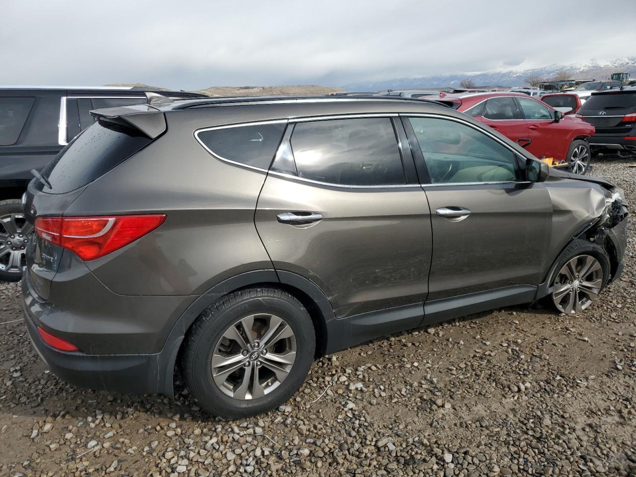 2013 Hyundai Santa Fe VIN 5XYZU3LBXDG060961 Copart auction photo, front end damage thumbnail 3