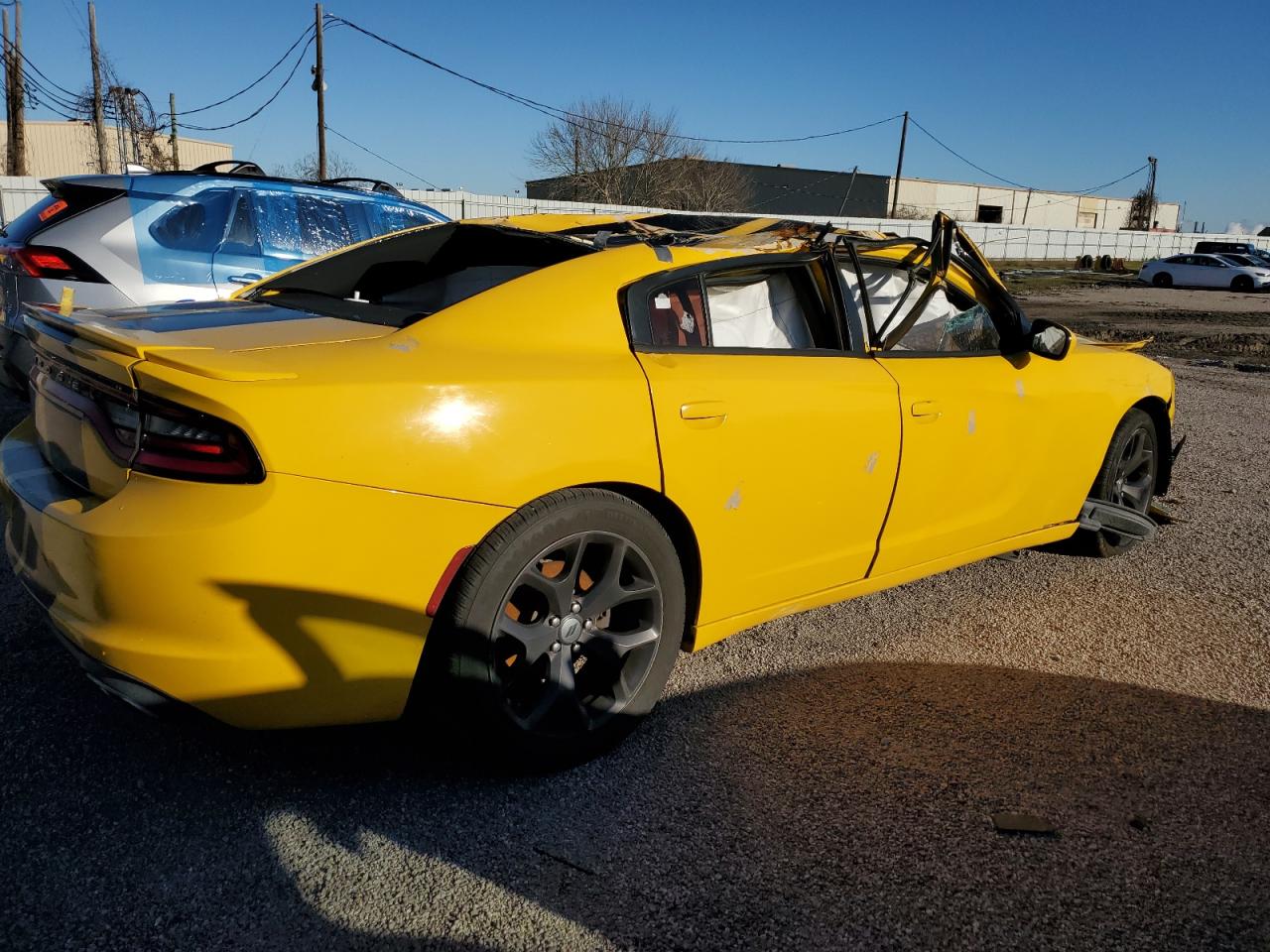 2017 Dodge Charger VIN 2C3CDXHG1HH643819 Copart auction photo, rollover damage thumbnail 3