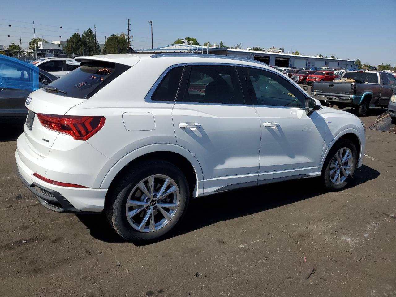 2023 Audi Q3 VIN WA1EEDF34P1030388 Copart auction photo, hail damage thumbnail 3
