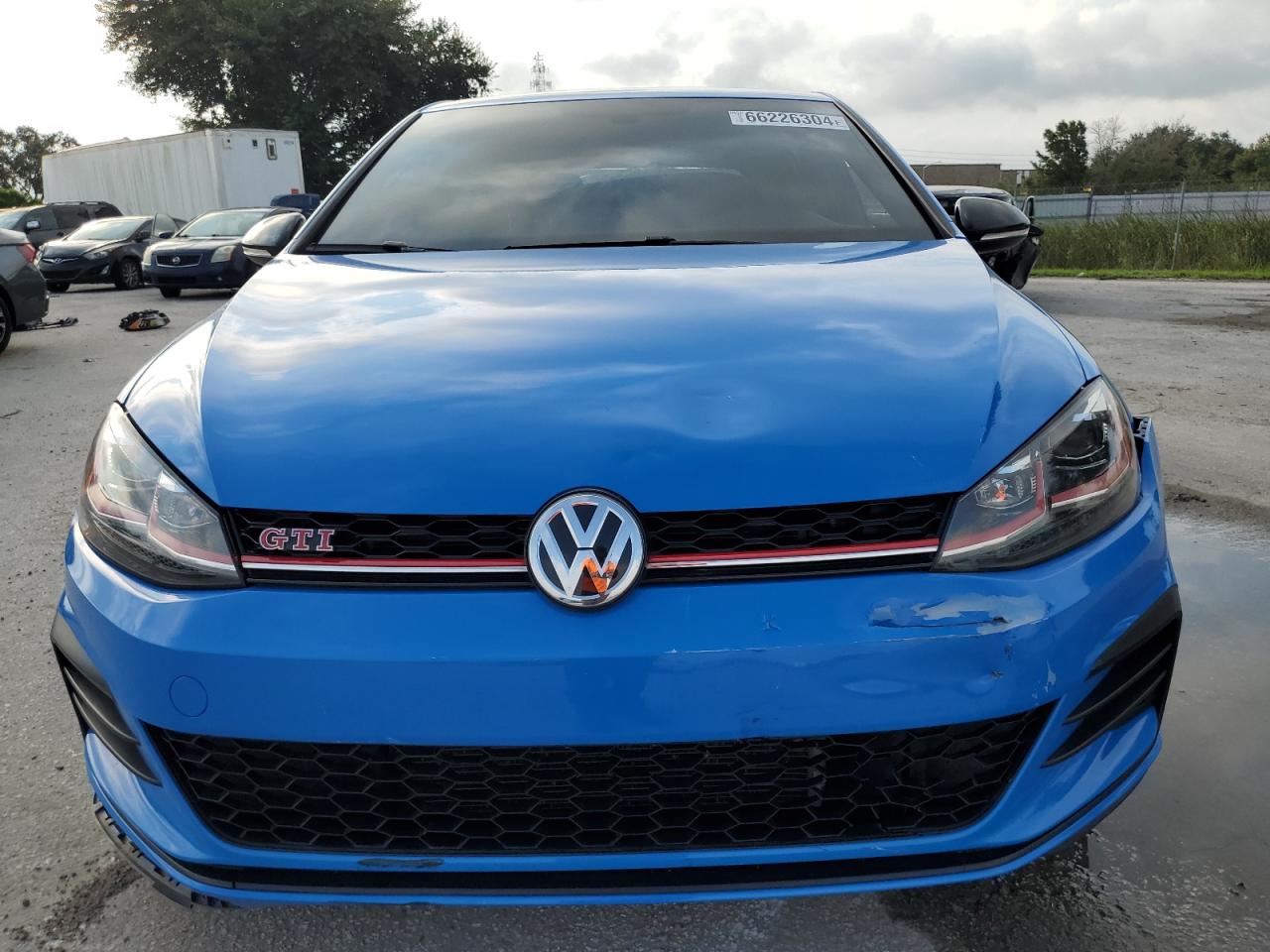 2019 Volkswagen GTI VIN 3VW5T7AU3KM010364 Copart auction photo, rear end / side damage thumbnail 5