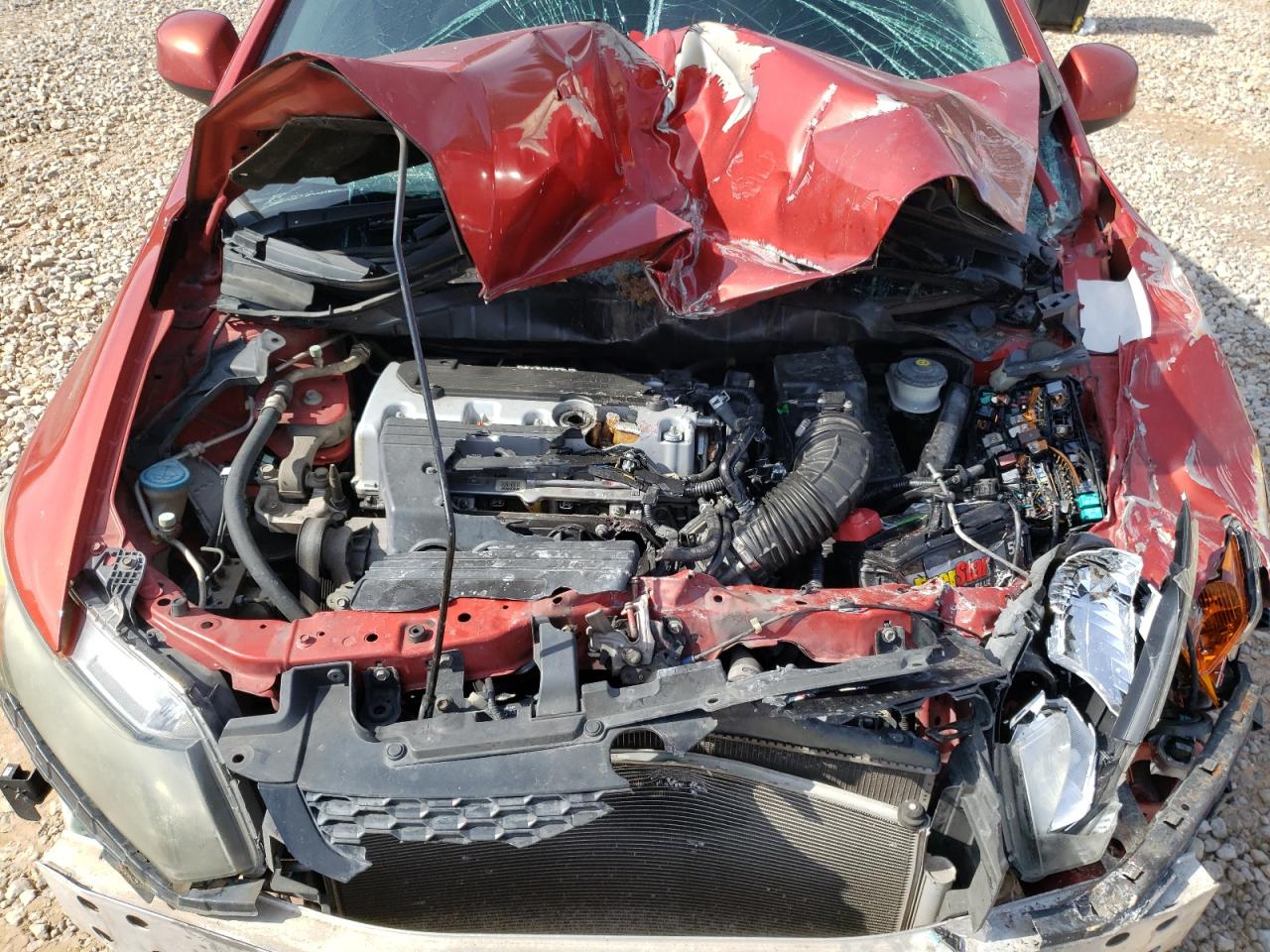 2012 Honda Civic VIN 2HGFG4A5XCH705140 Copart auction photo, front end damage thumbnail 13