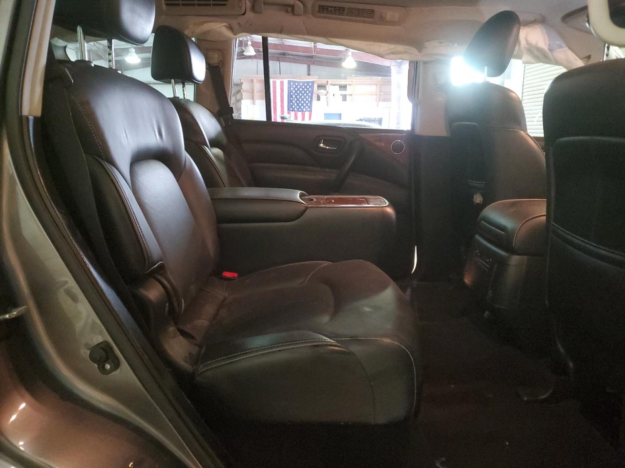 2018 Infiniti QX80 VIN JN8AZ2NFXJ9660597 Copart auction photo, side / undercarriage damage thumbnail 11