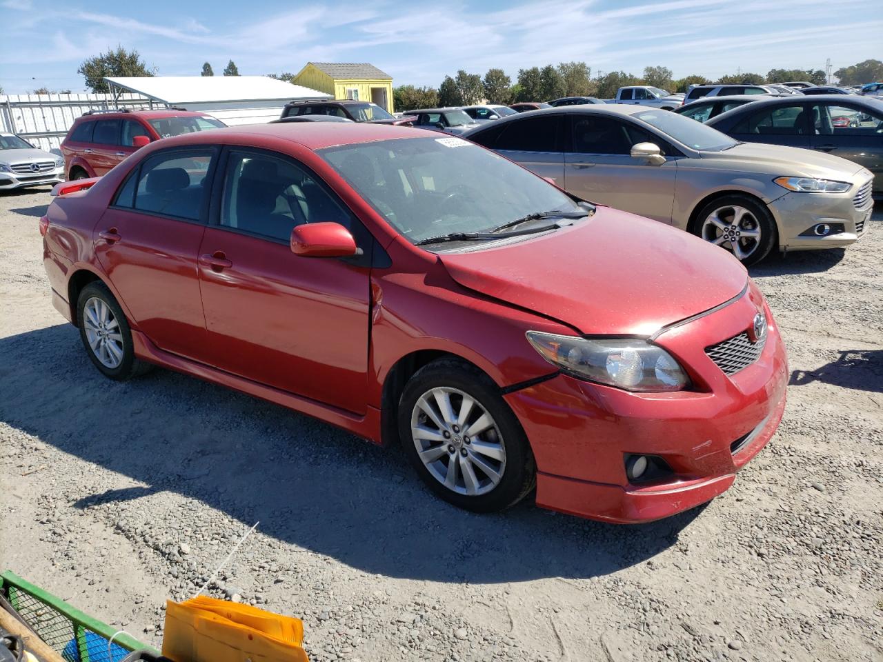 2010 Toyota Corolla VIN 2T1BU4EE5AC455720 Copart auction photo, front end damage thumbnail 4