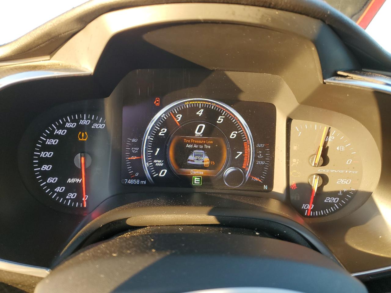 2014 Chevrolet Corvette VIN 1G1YC2D74E5122781 Copart auction photo, burn - engine damage thumbnail 9