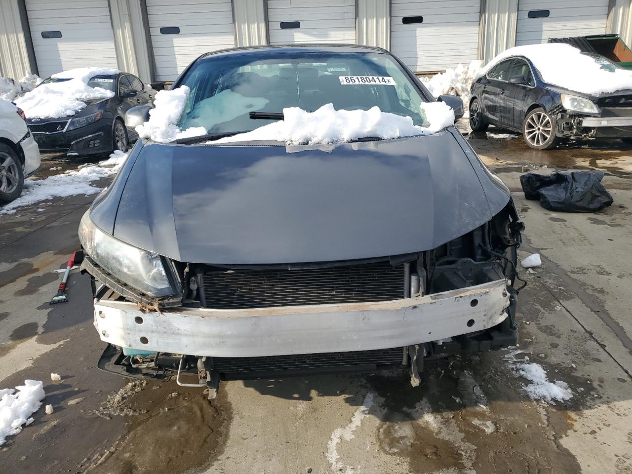 2013 Honda Civic VIN 2HGFB2F52DH538057 Copart auction photo, front end damage thumbnail 5