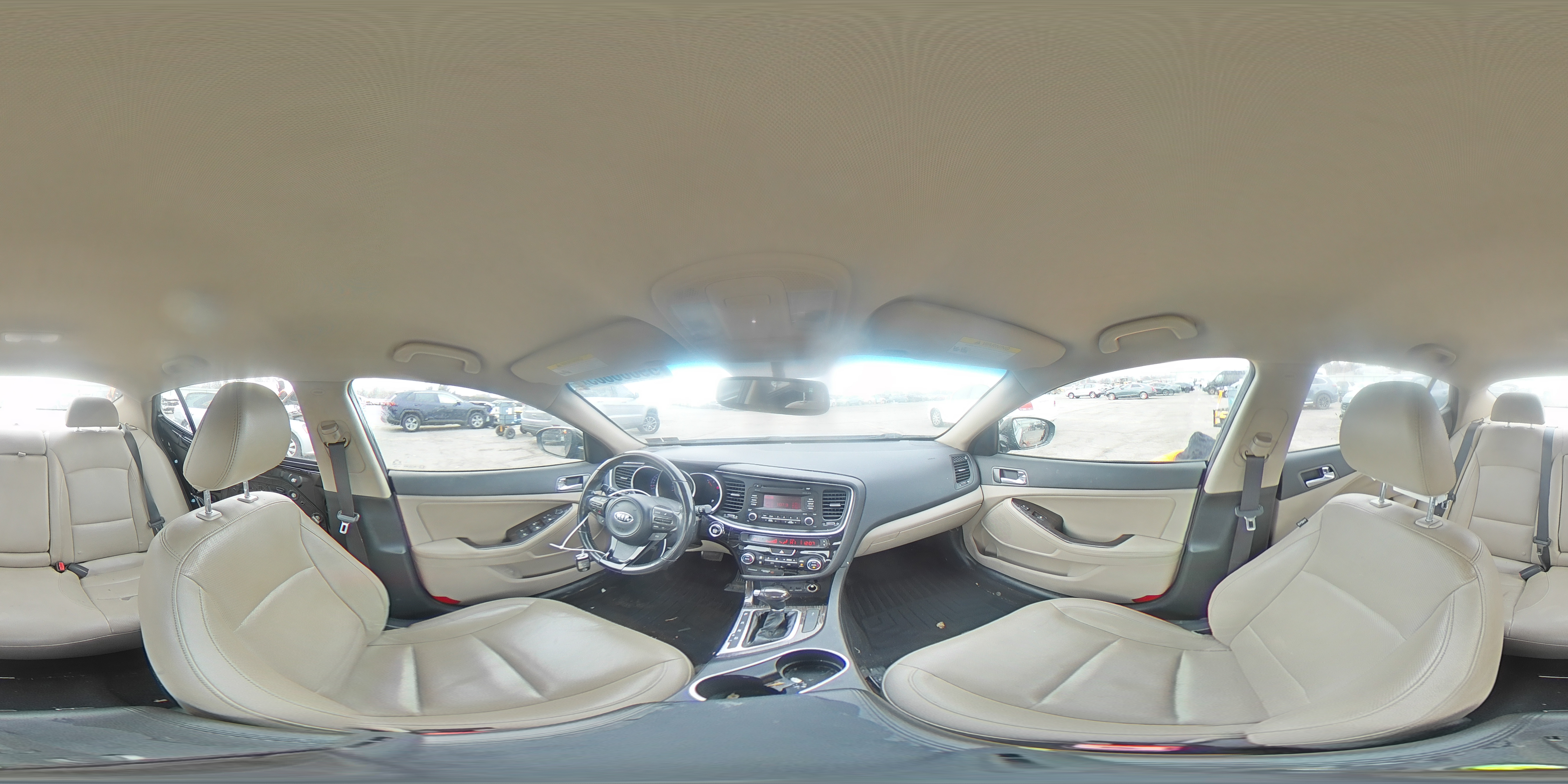 2014 KIA Optima VIN 5XXGN4A79EG334519 Copart auction photo, side / front end damage thumbnail 13