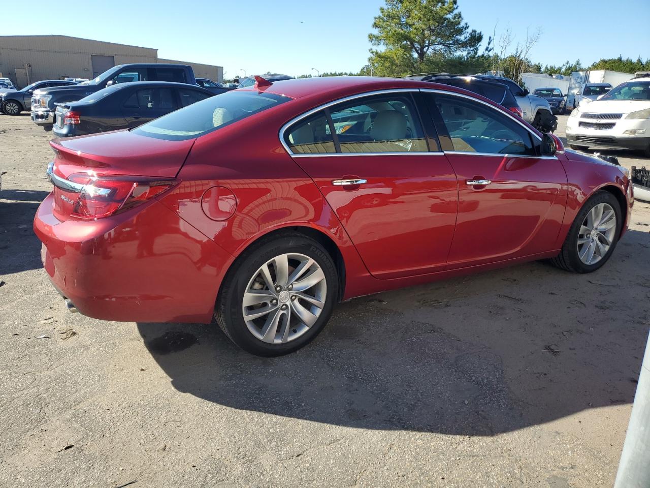 2014 Buick Regal VIN 2G4GN5EX7E9189001 Copart auction photo, front end damage thumbnail 3