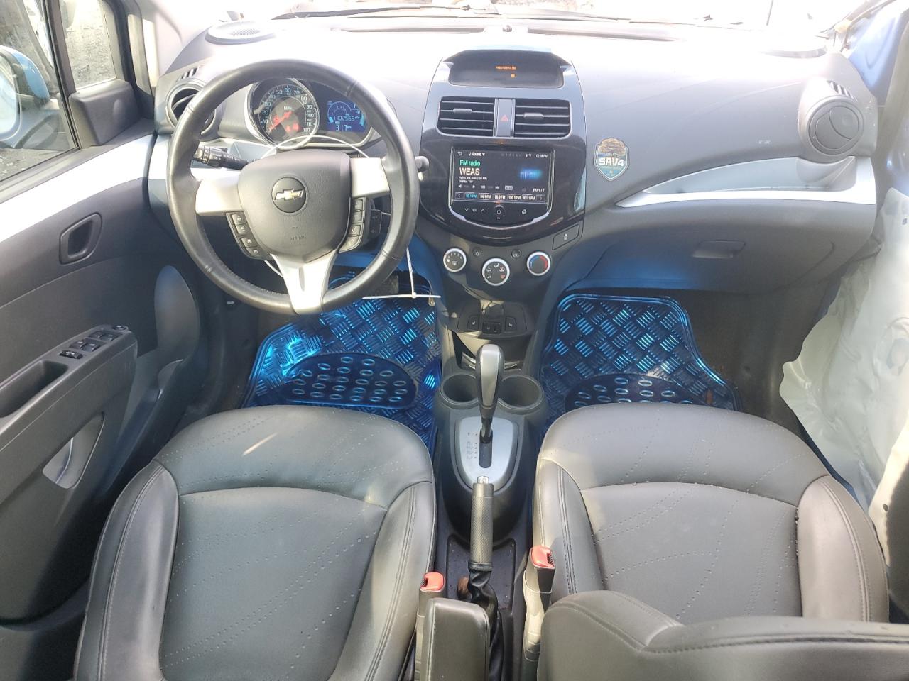 2014 Chevrolet Spark VIN KL8CF6S96EC423951 Copart auction photo, top/roof / front end damage thumbnail 8