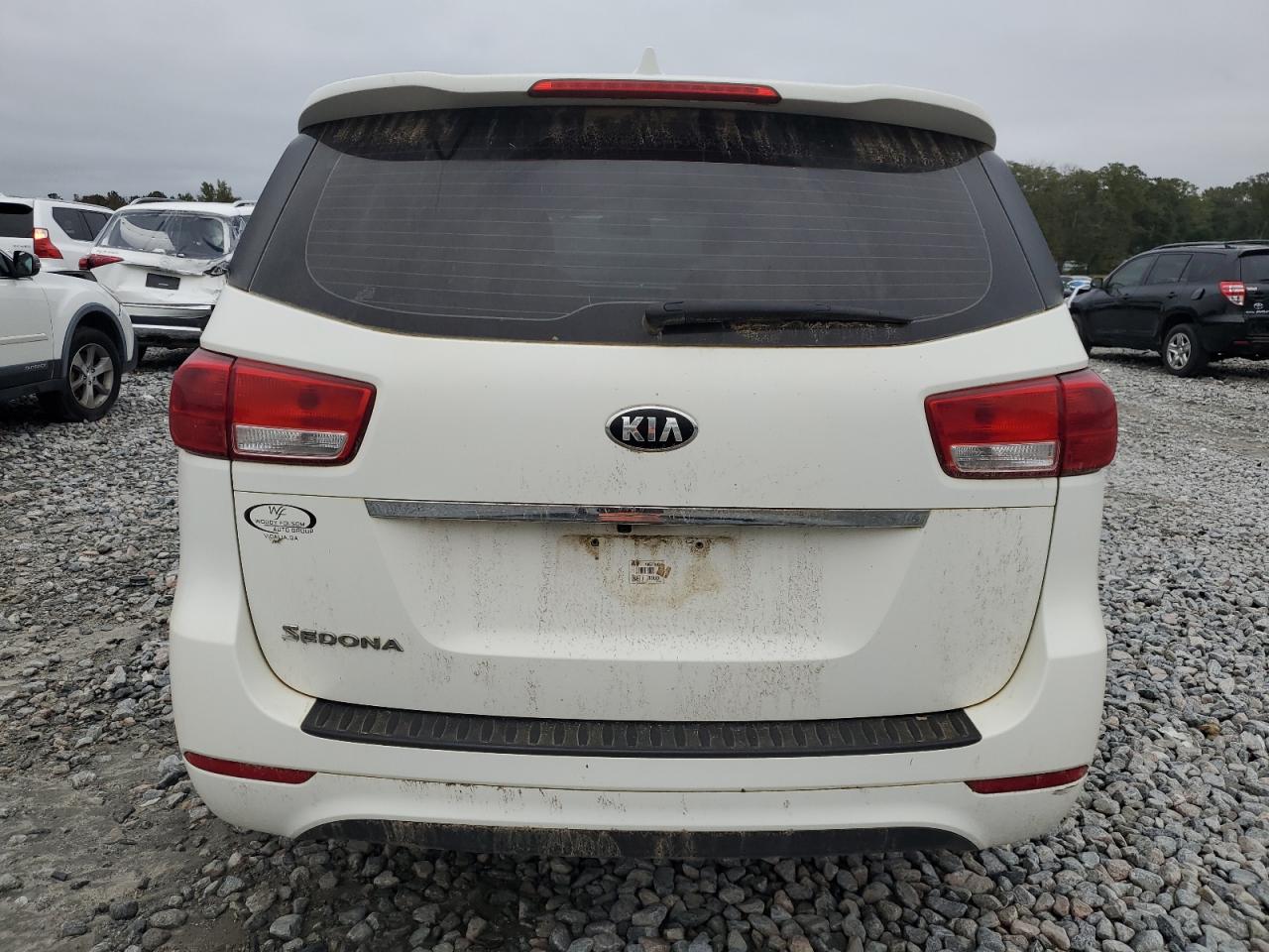 2017 KIA Sedona VIN KNDMA5C18H6263278 Copart auction photo, front end damage thumbnail 6