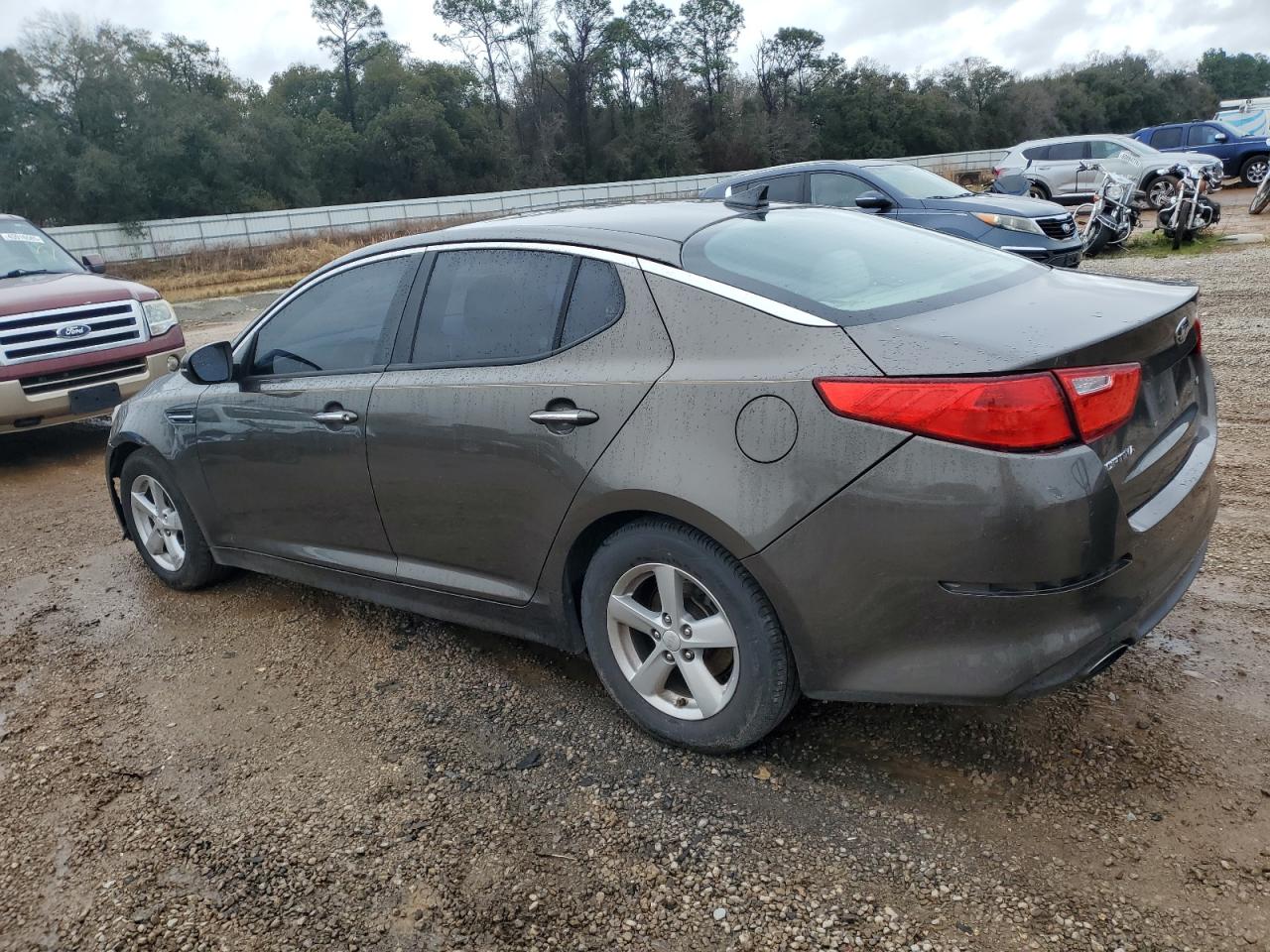 2014 KIA Optima VIN 5XXGM4A74EG284566 Copart auction photo, mechanical damage thumbnail 2