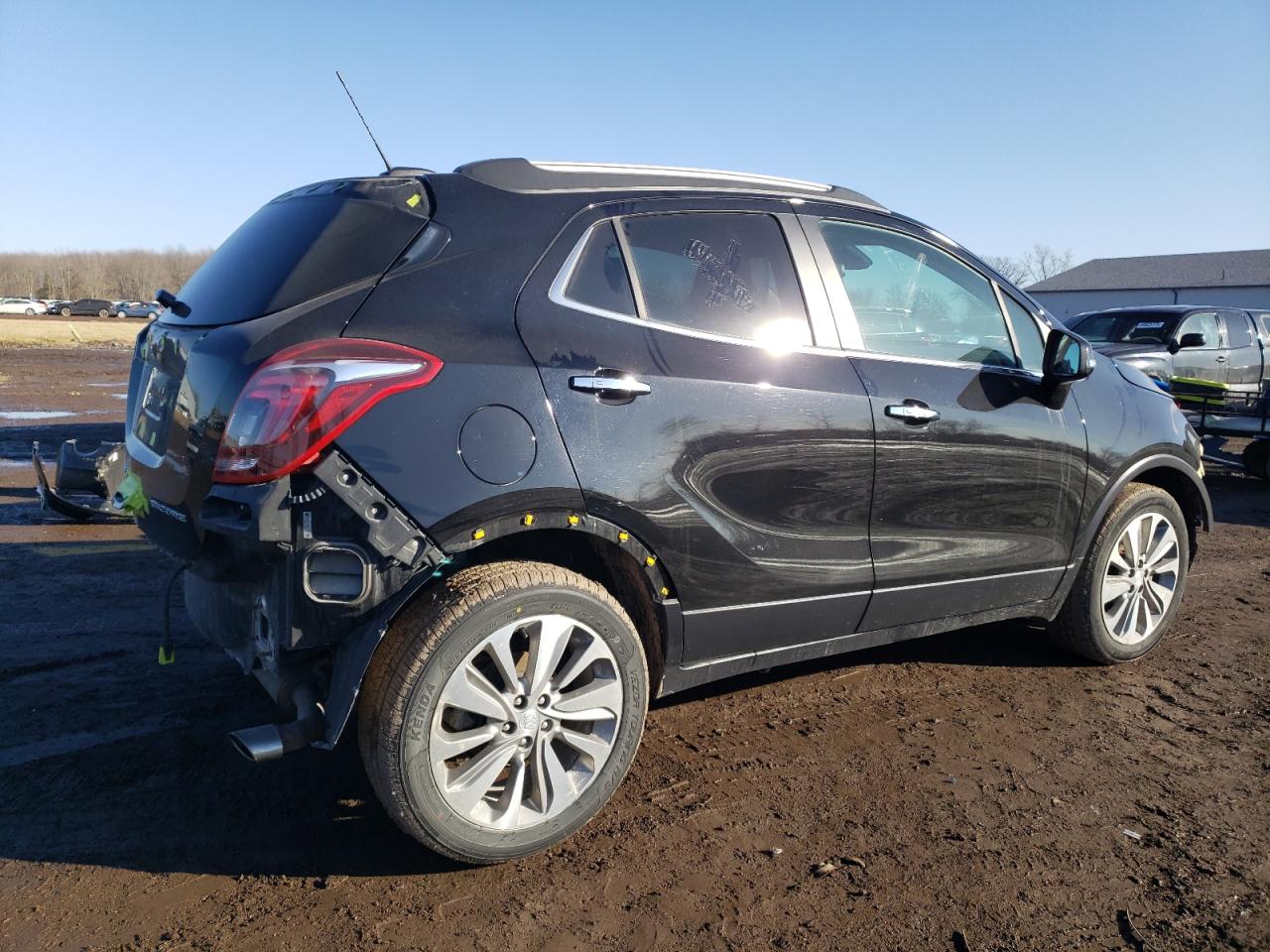 2018 Buick Encore VIN KL4CJASB3JB711447 Copart auction photo, front end / rear end damage thumbnail 3