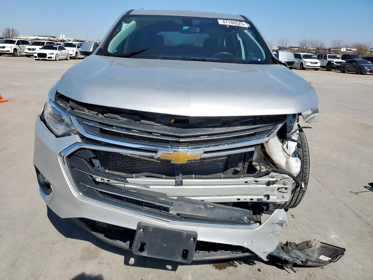 2020 Chevrolet Traverse VIN 1GNERGKW3LJ116935 Copart auction photo, front end / mechanical damage thumbnail 5