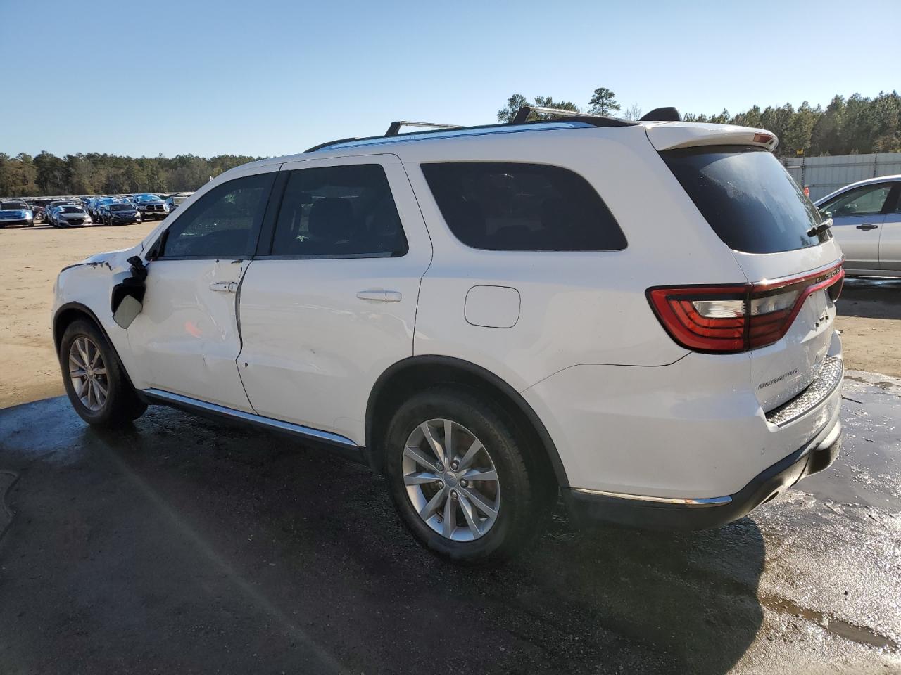 2014 Dodge Durango VIN 1C4SDHDT8EC348974 Copart auction photo, side / front end damage thumbnail 2