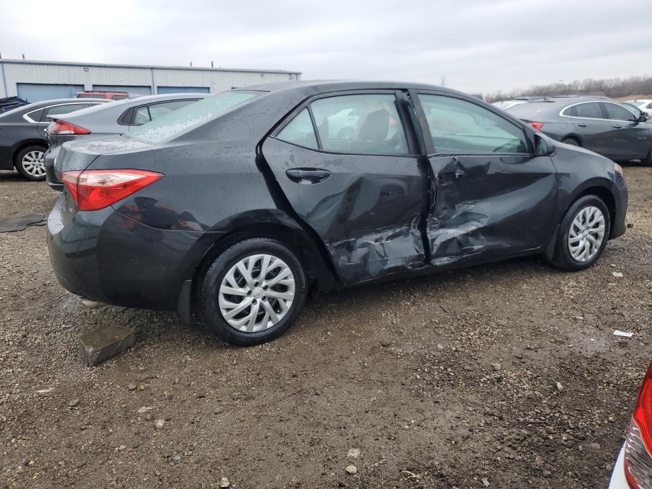 2018 Toyota Corolla VIN 2T1BURHE6JC030726 Copart auction photo, side damage thumbnail 3
