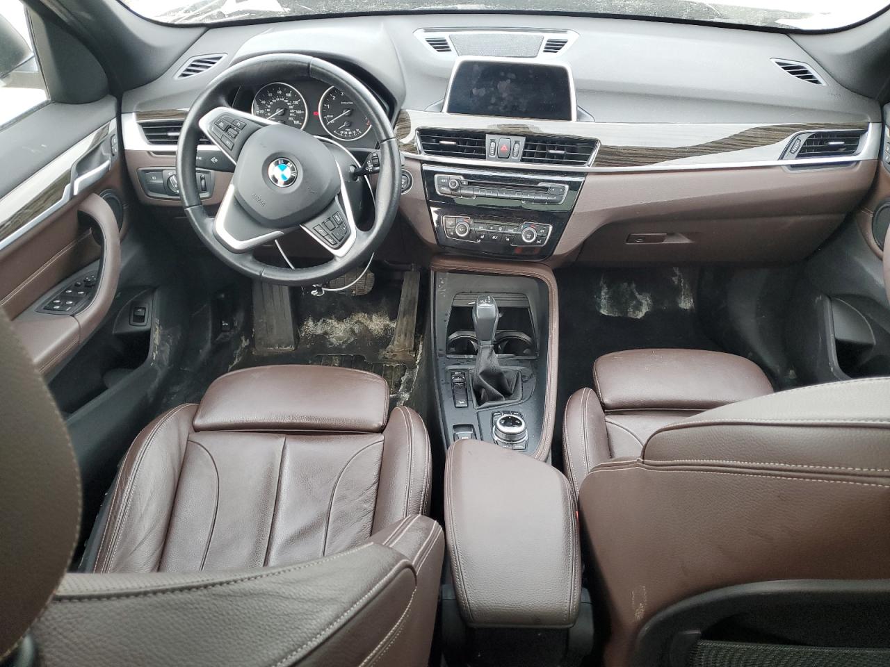2018 BMW X1 VIN WBXHT3C39J5K26160 Copart auction photo, front end damage thumbnail 8