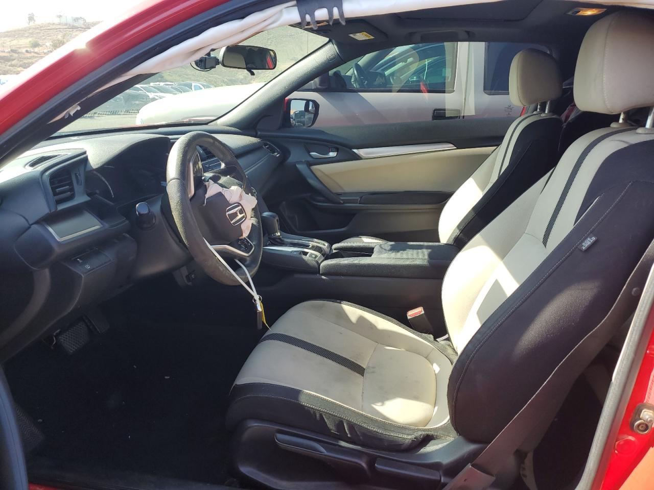 2016 Honda Civic VIN 2HGFC4B09GH302576 Copart auction photo, front end / side damage thumbnail 7