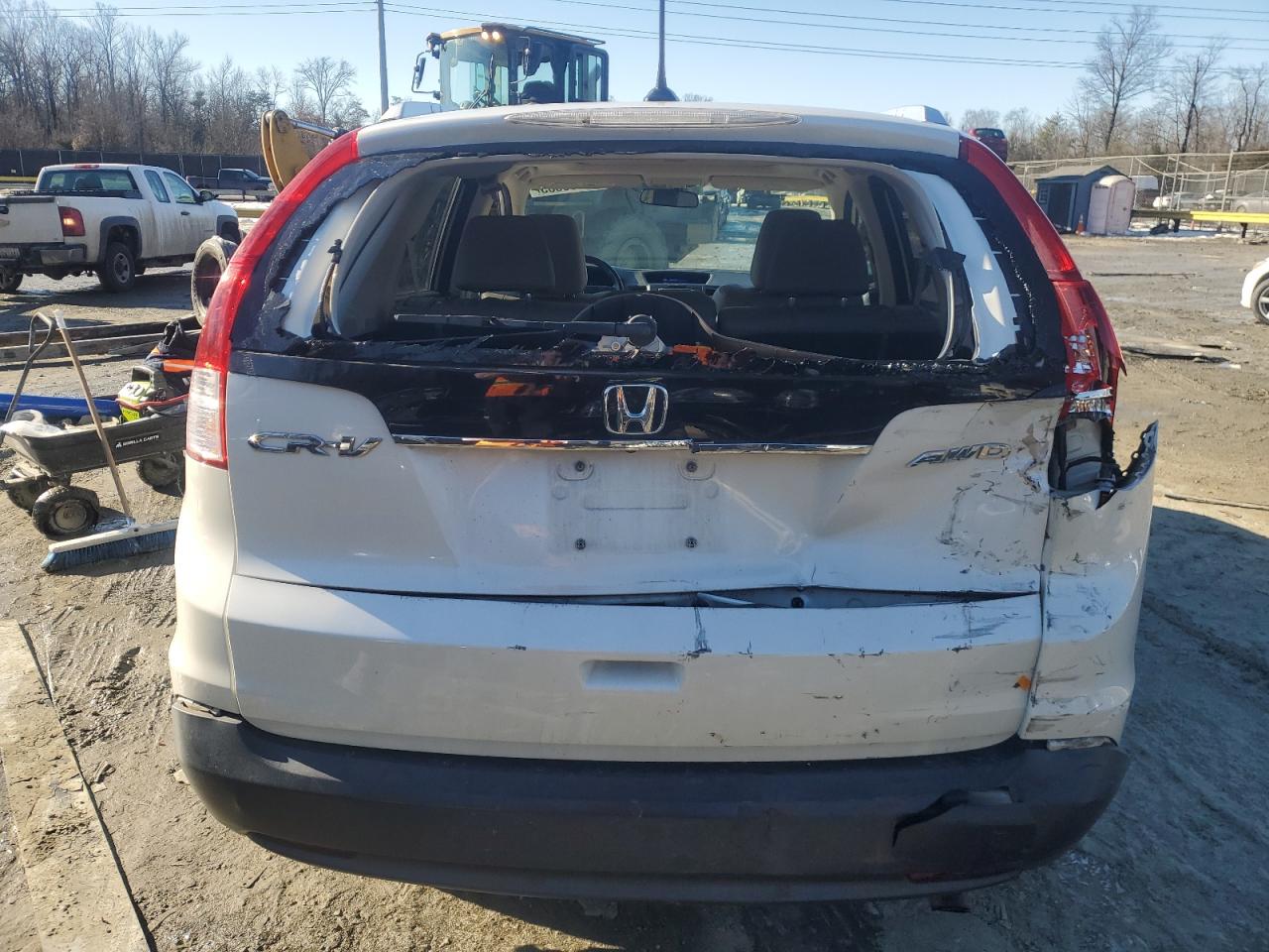 2012 Honda CR-V VIN 5J6RM4H77CL013460 Copart auction photo, rear end damage thumbnail 6