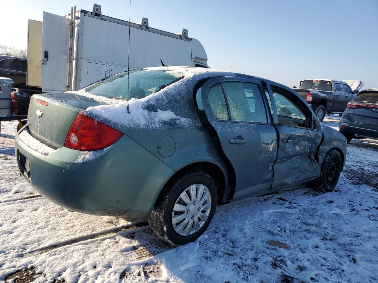 2009 Chevrolet Cobalt VIN 1G1AT58H397158736 Copart auction photo, side damage thumbnail 3