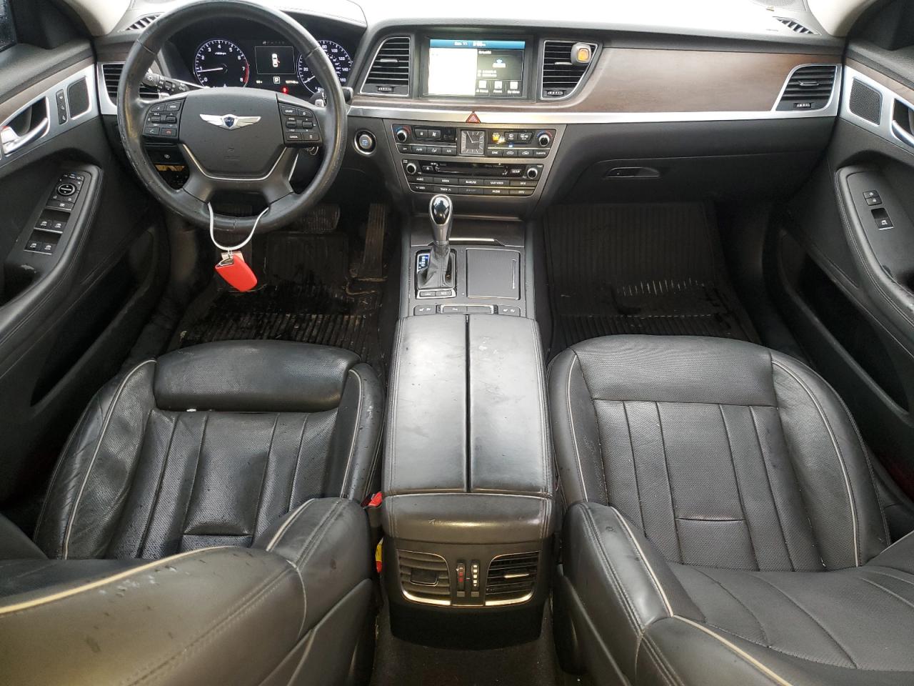 2015 Hyundai Genesis VIN KMHGN4JF0FU078138 Copart auction photo, front end damage thumbnail 8