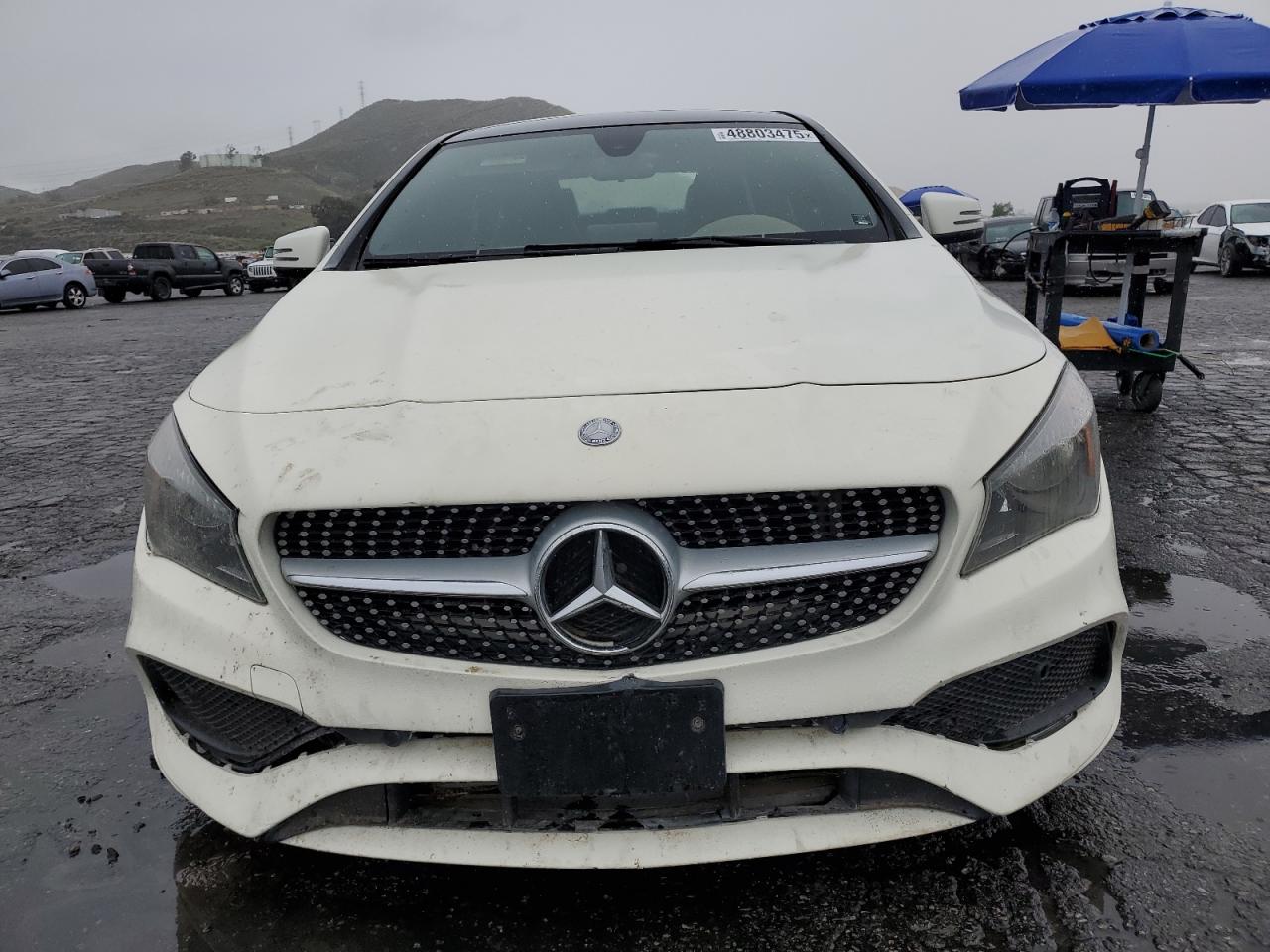 2017 Mercedes-Benz CLA-klasse VIN WDDSJ4EB1HN459355 Copart auction photo, front end damage thumbnail 5