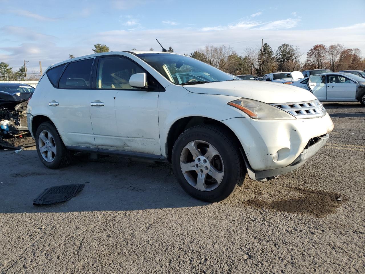 2005 Nissan Murano VIN JN8AZ08W15W408549 Copart auction photo, front end / rear end damage thumbnail 4