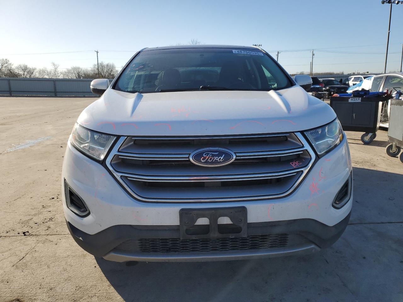 2017 Ford Edge VIN 2FMPK3J80HBB11104 Copart auction photo, rear end / hail damage thumbnail 5