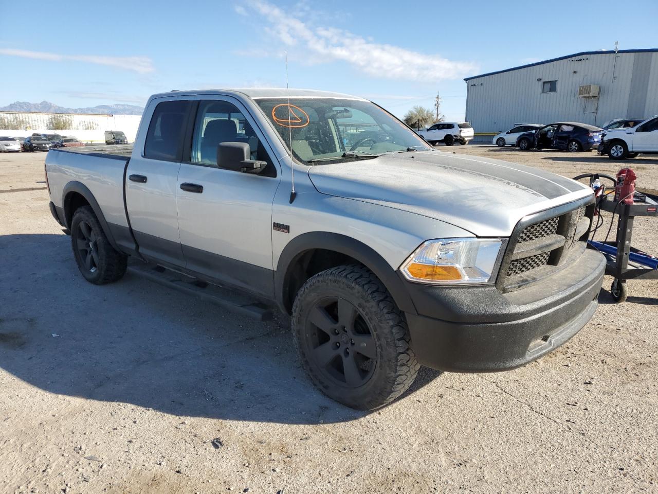 2012 Dodge RAM VIN 1C6RD7GT9CS296687 Copart auction photo, mechanical damage thumbnail 4