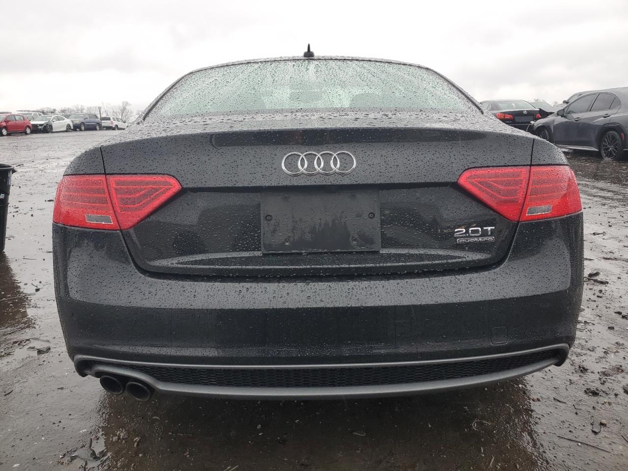 2015 Audi A5 VIN WAUMFAFR6FA014576 Copart auction photo, front end damage thumbnail 6