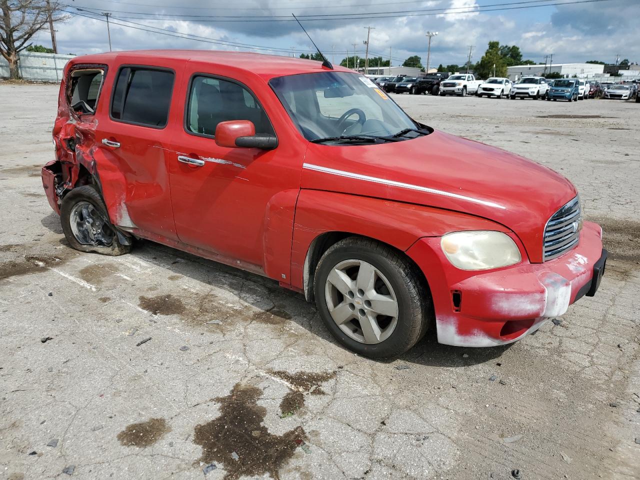 2009 Chevrolet HHR VIN 3GNCA23BX9S545848 Copart auction photo, rear end / side damage thumbnail 4