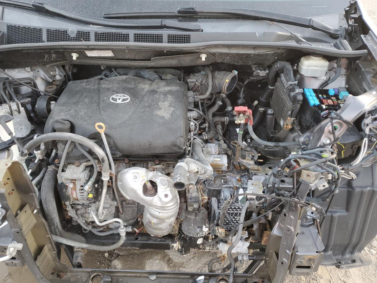 2017 Toyota Sienna VIN 5TDDZ3DC5HS159506 Copart auction photo, front end / undercarriage damage thumbnail 12