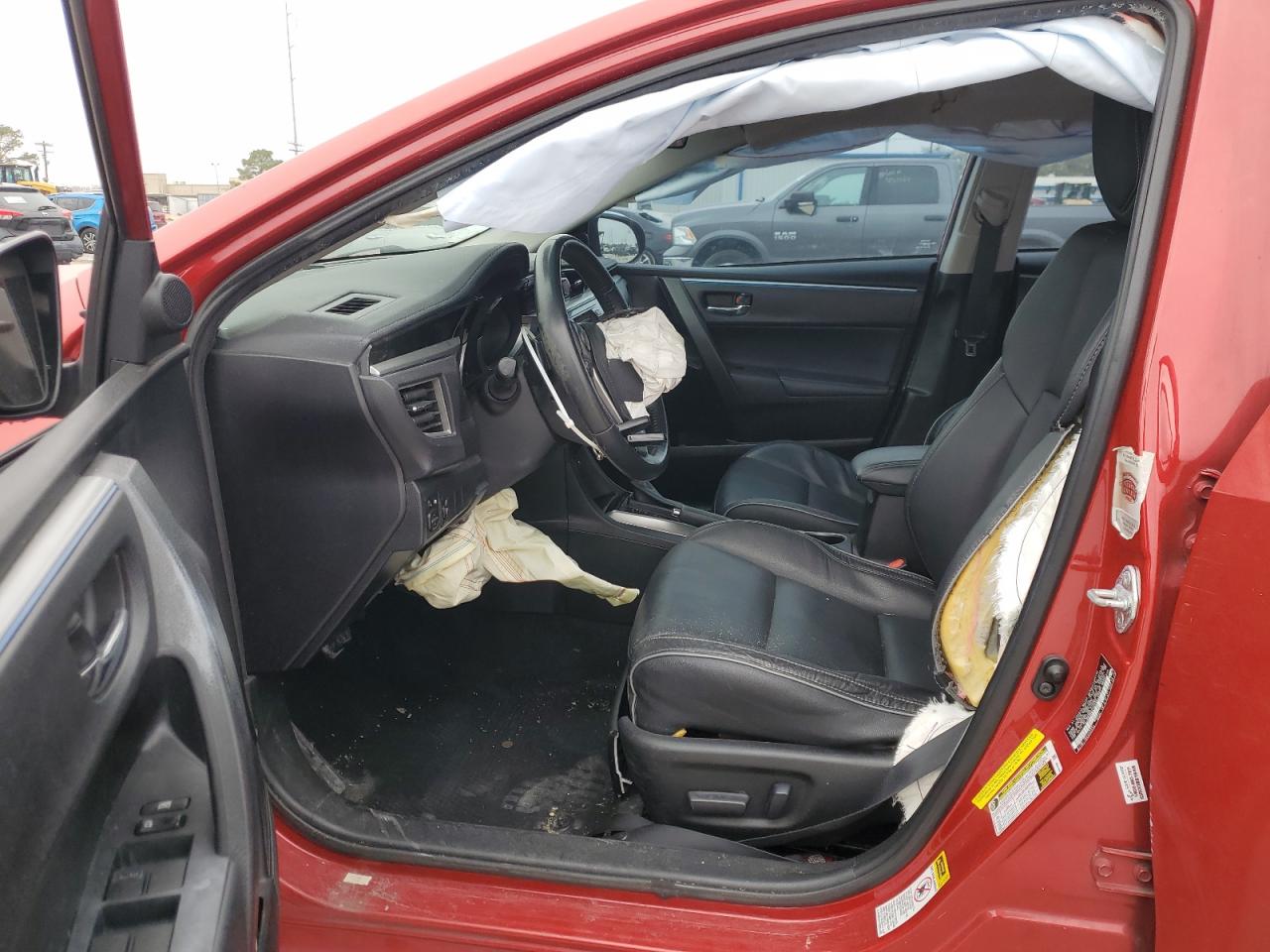 2016 Toyota Corolla VIN 5YFBURHE1GP454078 Copart auction photo, front end / rear end damage thumbnail 7